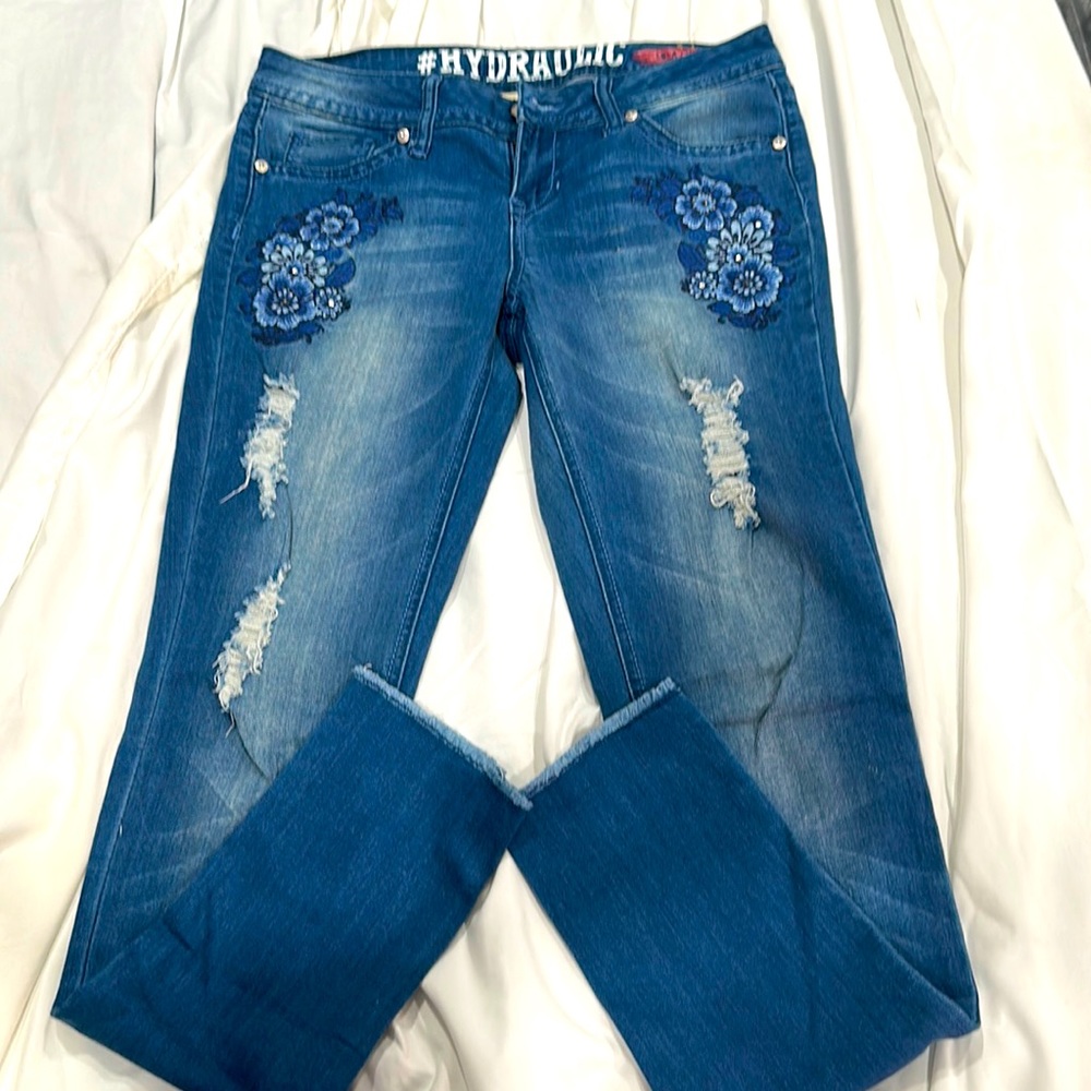 #Hidraulic denim jeans, size 7/8.
